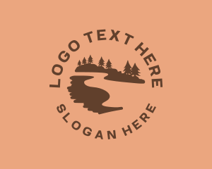 Mountain - Nature Travel Hike logo design