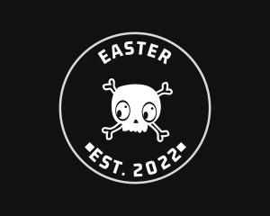 Clan - Halloween Skull Seal logo design