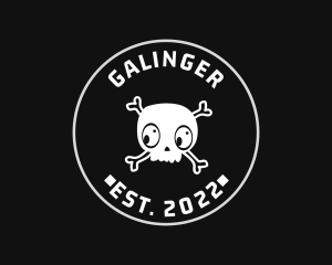 Team - Halloween Skull Seal logo design