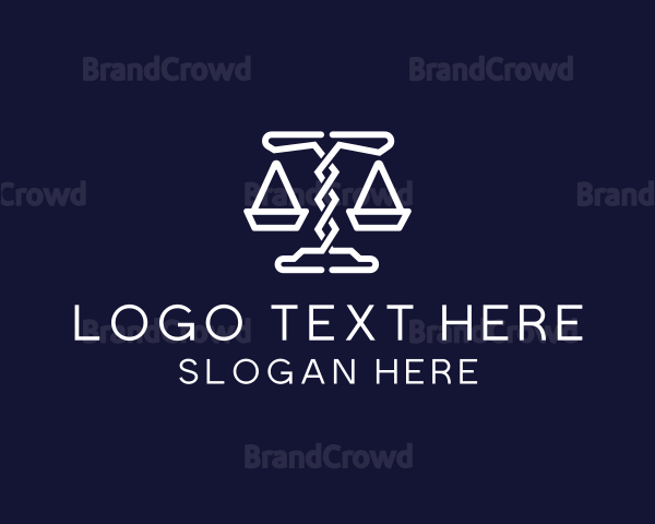 Law Firm Scales Logo