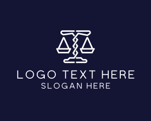 Judge - Law Firm Scales logo design