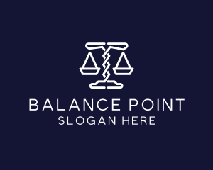 Equilibrium - Law Firm Scales logo design