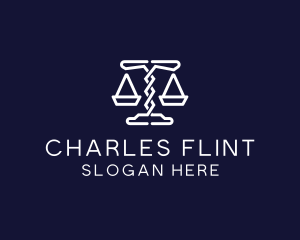 Justice - Law Firm Scales logo design