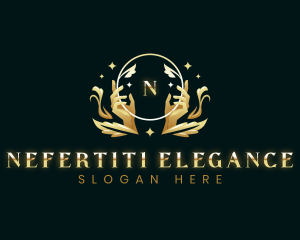 Luxury Hand Massage Wellness logo design