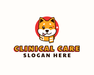 Shiba Inu Dog logo design