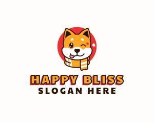 Shiba Inu Dog logo design