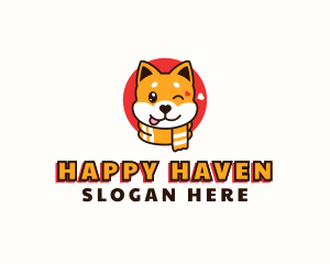 Friendly - Shiba Inu Dog logo design