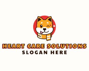 Shiba Inu Dog logo design