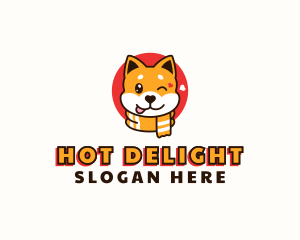 Shiba Inu Dog logo design