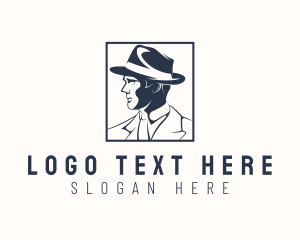 Fedora - Formal Fashion Hat logo design