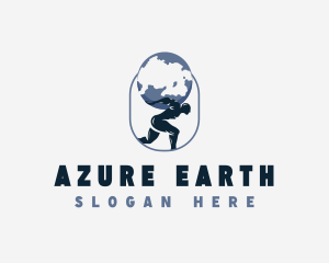 Atlas Earth Strength logo design