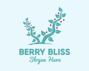 Berries - Forest Berry Tree logo design