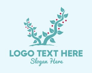 Food - Forest Berry Tree logo design