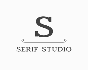 Serif - Traditional Serif Business Company logo design