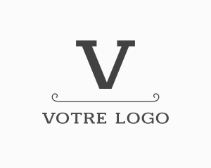 Strategist - Traditional Serif Business Company logo design