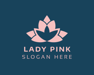 Pink Lotus Salon logo design