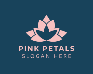 Pink Lotus Salon logo design