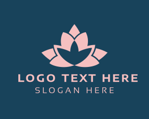 Style - Pink Lotus Salon logo design