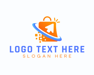 Online - Ecommerce Bag App logo design