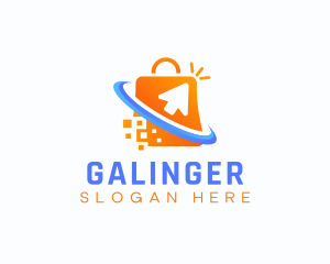 Supermarket - Ecommerce Bag App logo design