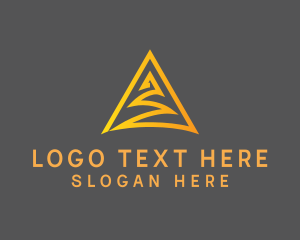 Triangle - Professional Zig Zag Arrow logo design