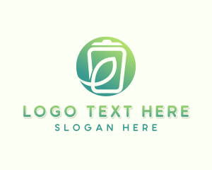 Trash Eco Waste Bin Logo