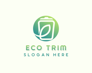 Trash Eco Waste Bin logo design