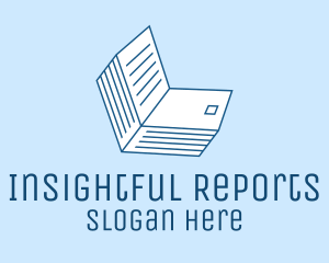 Report - Online Class Book logo design
