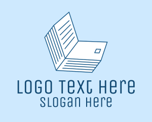 Online - Online Class Book logo design