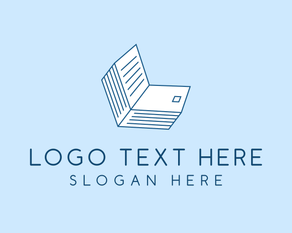 Newspaper - Online Class Book logo design