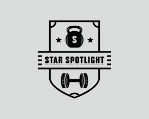 Weightlifting Trainer Workout logo design