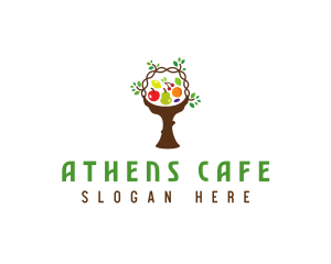 Tree Fruit Basket logo design