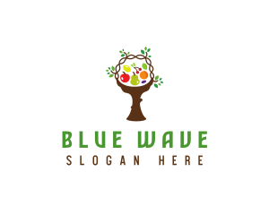 Tree Fruit Basket logo design