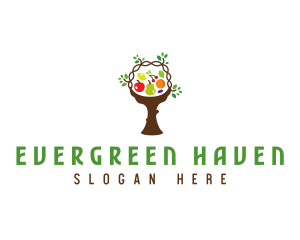 Tree - Tree Fruit Basket logo design