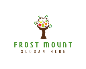 Tree Fruit Basket logo design