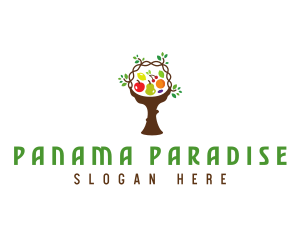 Tree Fruit Basket logo design