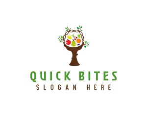 Tree Fruit Basket logo design