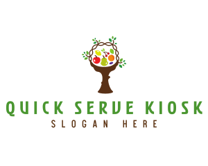 Tree Fruit Basket logo design