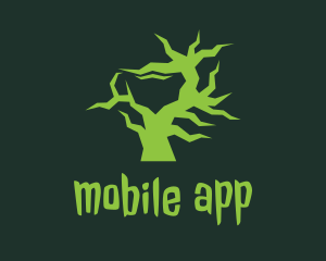 Green - Green Strange Tree logo design