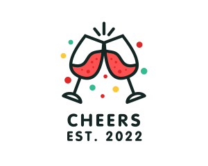 Holiday Celebration Drink  logo design
