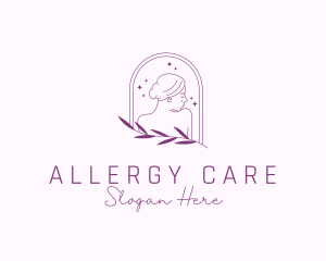 Woman Aesthetic Skin Care logo design