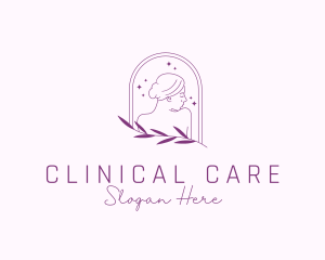 Woman Aesthetic Skin Care logo design