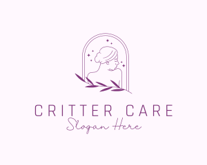 Woman Aesthetic Skin Care logo design