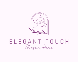 Woman Aesthetic Skin Care logo design