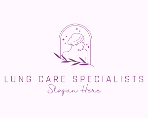 Woman Aesthetic Skin Care logo design