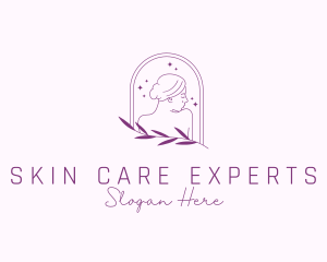 Woman Aesthetic Skin Care logo design