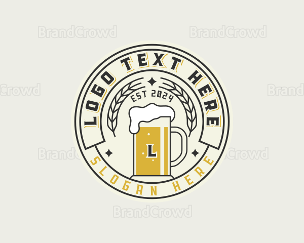 Oktoberfest Beer Mug Logo