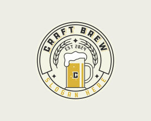 Oktoberfest Beer Mug logo design