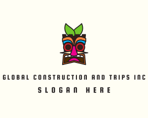 Carnival - Tribal Tiki Mask logo design