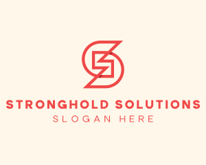 Construction Firm Letter S logo design